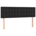 vidaXL Boxspring posteľ s matracom čierna 140x200 cm umelá koža