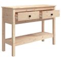 vidaXL Konzolový stolík 100x35x75 cm masívne borovicové drevo