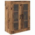 vidaXL Highboard Staré drevo 69,5 x 34 x 180 cm Kompozitné drevo