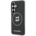 Obal Karl Lagerfeld IML Repeated Choupette MagSafe pre Samsung Galaxy S26 čierny