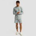 Mikina Limitless Eucalypt - GymBeam, veľkosť XXXL, veľkosť oblečenia XXXL