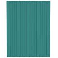 vidaXL Strešný panel 36 ks Zelená 60 x 45 cm Pozinkovaná oceľ