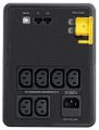APC Back-UPS 1200VA, 230V, AVR, IEC Sockets Záložní zdroj, 1200VA, 650W, AVR, 230V, ochrana datové linky (2x RJ-45), 6x IEC zásuvka