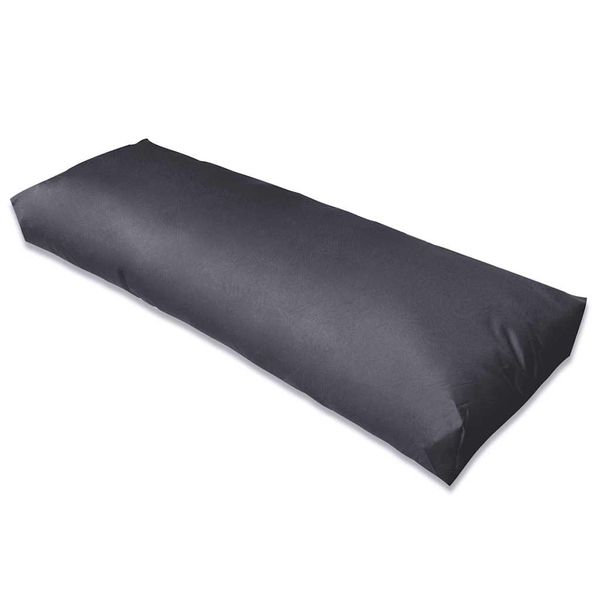 vidaXL Čalúnená podložka na operadlo, sivá 120 x 40 x 10 cm