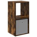 vidaXL Nočný stolík Dymová dub 35 x 32 x 68,5 cm Kompozitné drevo
