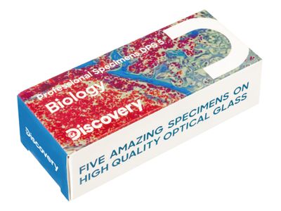 Sada mikropreparátov Levenhuk Discovery Prof DPS 5. „Biológia“