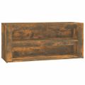vidaXL Regál na topánky dymový dub 100x35x45 cm spracované drevo