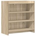 vidaXL Servírovacia skriňa Dub sonoma 75 x 36 x 80 cm Kompozitné drevo
