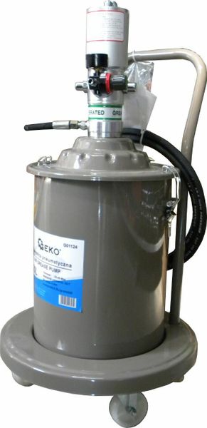 Vzduchové čerpadlo na maziva, 20l, bez krabice prodejní. Pomačkaná krabice z dopravy GEKO