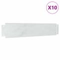vidaxl Plot okolo trávnika 100 x 20 x 0.07 cm Pozinkovaná oceľ