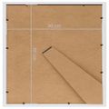 vidaXL Fotorámiky na stôl, koláž 3 ks, biele 30x30 cm, MDF