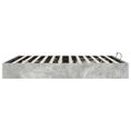 vidaXL Otomanový posteľný rám s úložiskom Betónová 203 x 180 x 25 cm
