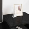vidaXL TV skrinka 160 x 35 x 55 cm Čierny dub Kompozitné drevo