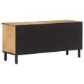 vidaXL TV skrinka 100x33x46 cm, mangový masív