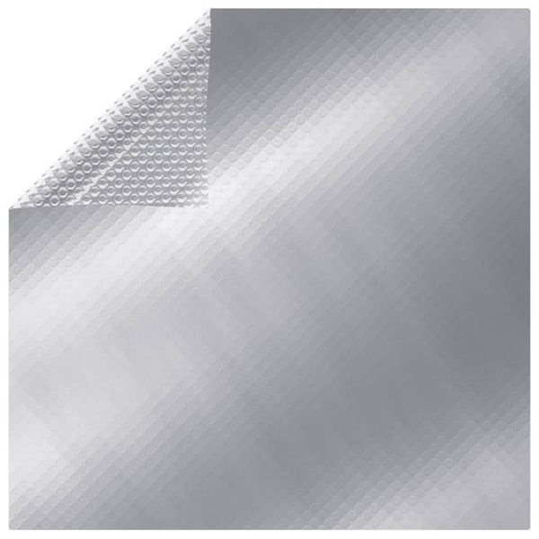 vidaXL Bazénová plachta strieborná 600x300 cm PE