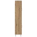 vidaXL Highboard Remeselný dub 34,5 x 34 x 90 cm Kompozitné drevo