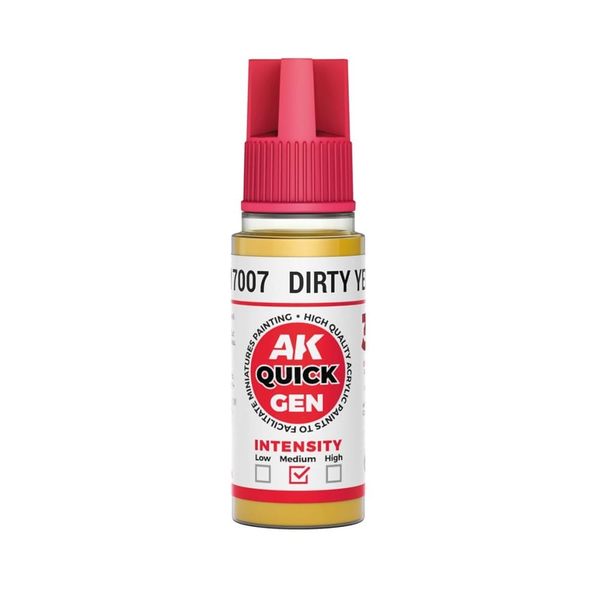 AK Interactive: Quick Gen - Špinavá žltá 18 ml