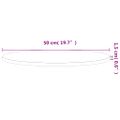 vidaXL Stolová doska Ø50x1,5 cm okrúhla masívny buk