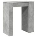 vidaXL Barový stôl a police betónová 95x47x103,5 cm kompozitné drevo