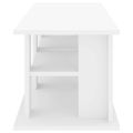 vidaXL Stojan na televízor Biela 96 x 35 x 33,5 cm