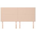 vidaXL Čelo postele Cappuccino 160x5x118/128 cm umelá koža