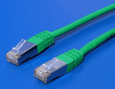 FTP patchkabel kat. 5e, 1m, zelený