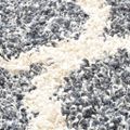 vidaXL Koberec Berber chlpatý modrý a béžový 80x150 cm PP