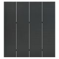 vidaXL Paraván so 4 panelmi, antracitová 160x180 cm oceľ