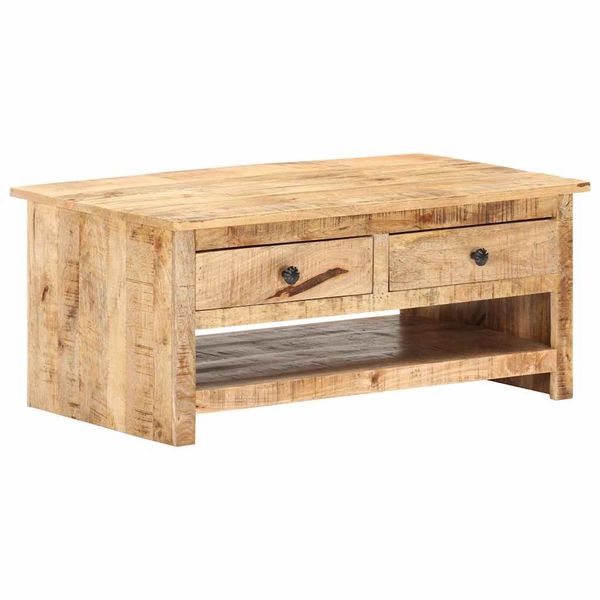 vidaXL Konferenčný stolík 88x50x38 cm surové mangovníkové drevo