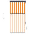 vidaXL Vonkajšia zatemňovacia roleta 80x250 cm biela a oranžová