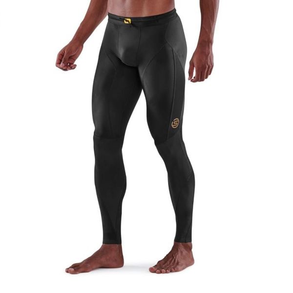 Kompresné legíny Series-5 Long Tights Black - SKINS, veľkosť S