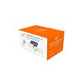 Solárne nástenné svietidlo s nastavením a diaľkovým ovládaním 8 LED COB 800lm PIR IP65 4800mAh