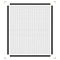 vidaXL Magnetická okenná sieťka proti hmyzu biela 100x120 cm