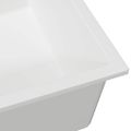 vidaXL Kuchynský drez Biela 54 x 44 x 20 cm Granite
