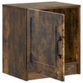 vidaXL Nočný stolík 2 ks Dymový dub 43 x 34,5 x 47 cm Kompozitné drevo