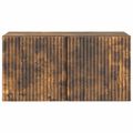 vidaXL Nástenná TV skrinka 59,5 x 31 x 30 cm Dymový dub