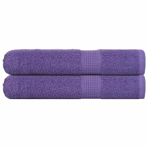 vidaXL Uteráky FROGN 2 ks fialové 100x200 cm 360 g/m²