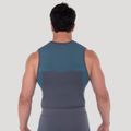 Bezšvové tielko OG1 Grey/Blue - GymBeam, veľkosť XXL