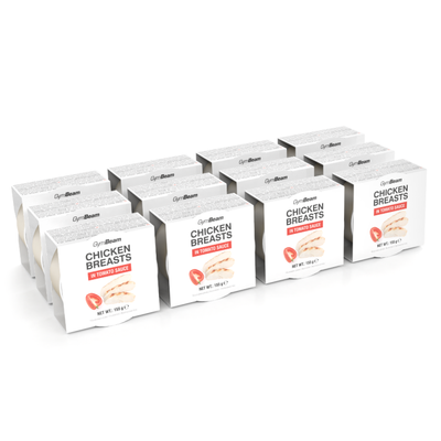 Kuracie prsia v paradajkovej omáčke - GymBeam, 12 x 155 g