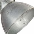 vidaXL Industriálna nástenná lampa strieborná 65x25 cm E27