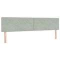vidaXL Posteľ boxspring s matracom Svetlosivá 200 x 200 cm Zamat