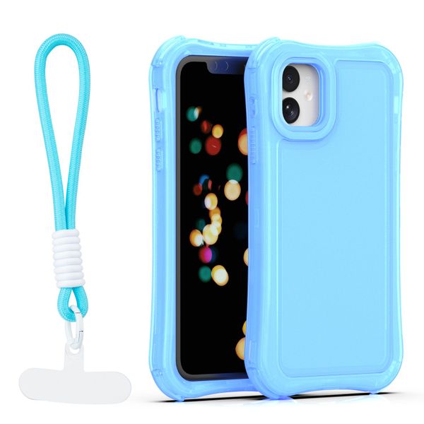 Bezpečnostné puzdro Safepop s popruhom pre iPhone 11 modrá