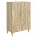 vidaXL Servírovacia skriňa so zásuvkou Dub sonoma 66 x 34,5 x 95 cm