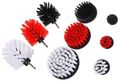 Sada kartáčov na vrtačku pre čistenie auta CAR DETAILING DRILL BRUSH 9, 9 ks SIXTOL