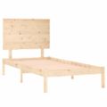 vidaXL Posteľ bez matraca 90x200 cm masívna borovica