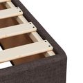 vidaXL Posteľ boxspring s matracom Tmavohnedá 180 x 200 cm Látka