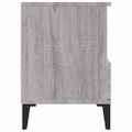 vidaXL Nočné stolíky 2 ks sivý dub sonoma 40x35x50 cm