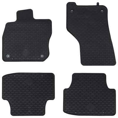 vidaXL Autokoberec 4 pcs Čierna vhodné pre VW GOLF VIII Variant 2020-
