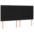 vidaXL Posteľný rám boxspring s matracom čierny 160x200 cm látka