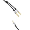 Audio kábel mini jack 3,5 mm na 2x jack 6,35 mm samec Vention BARHL 10 m